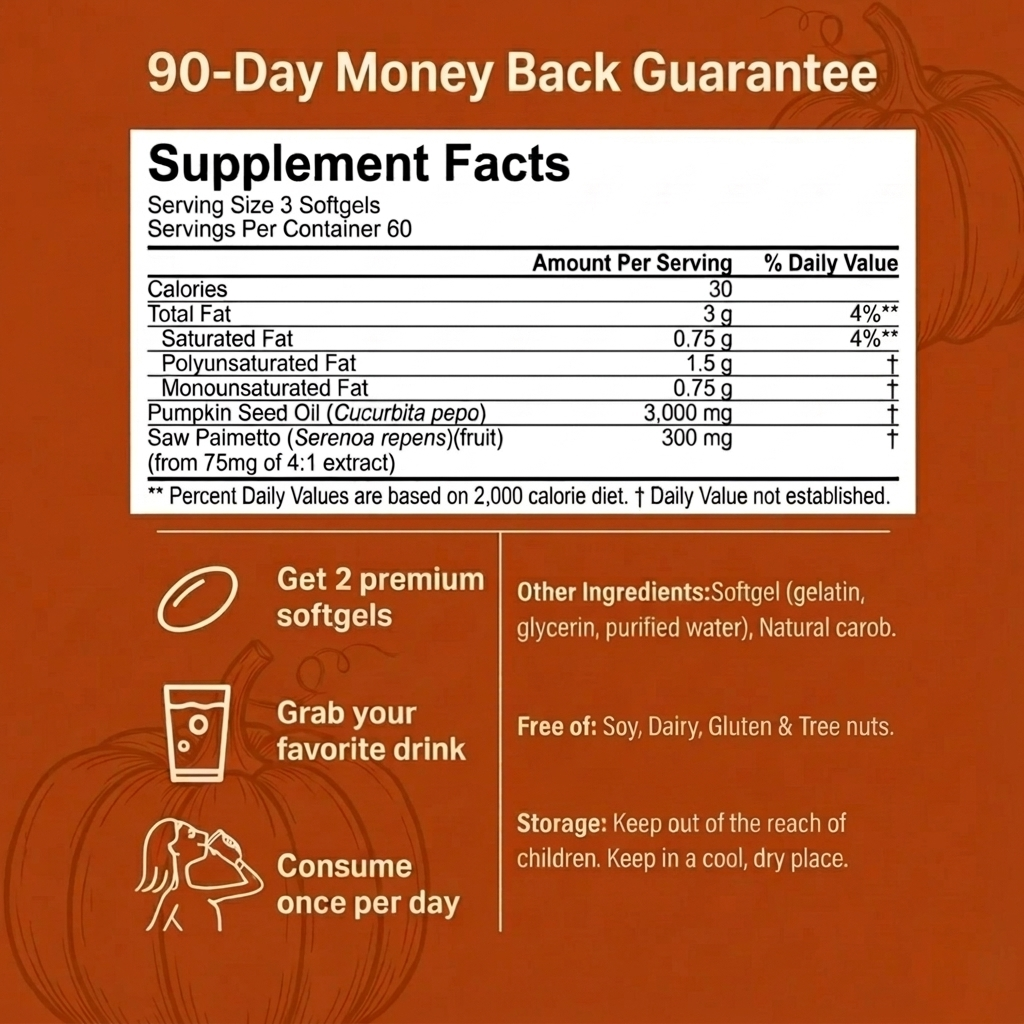Luramove™ Pumpkin Seed Oil Soft Capsules