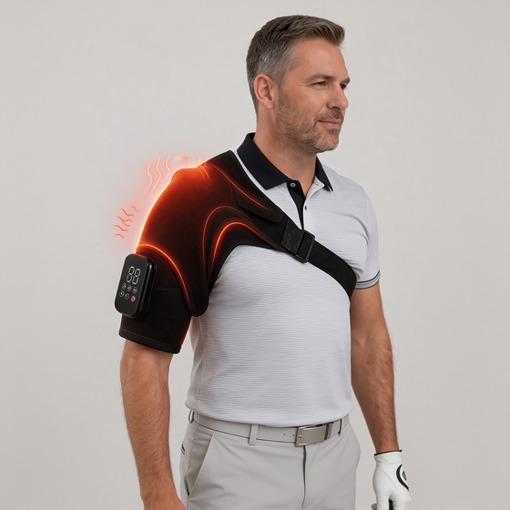 Heat — softens the stiff tissue